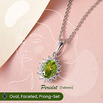 https://tjcuk.sirv.com/Products/44/0/4400805/Peridot-and-Zircon-Pendant-with-Chain-Size-20-in-Platinum-Overlay-Ster_4400805_1 (copy).jpg?w=342&h=342